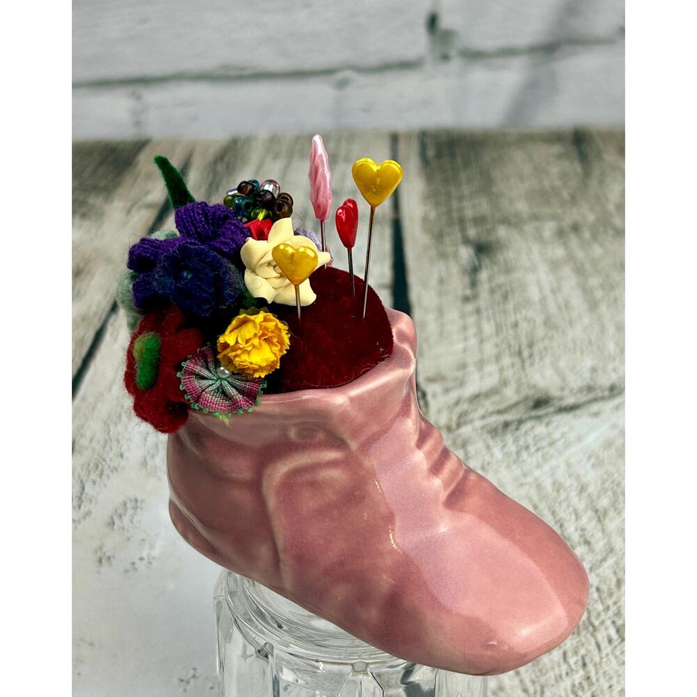 Up Cycled Pin Cushions - Handmade Embellishments - Pin Cushions - Pin Keeps